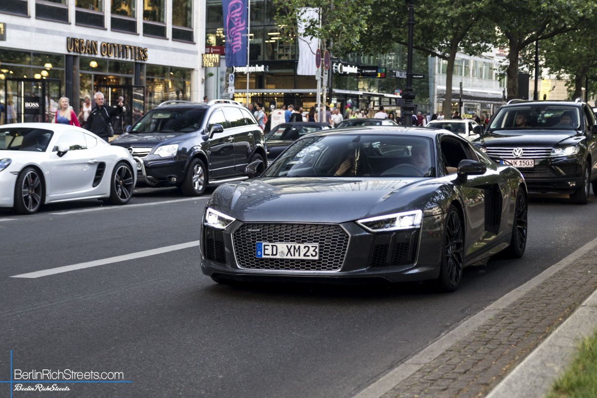 Audi R8 V10 Plus (2016) spotted in Berlin — BerlinRichStreets